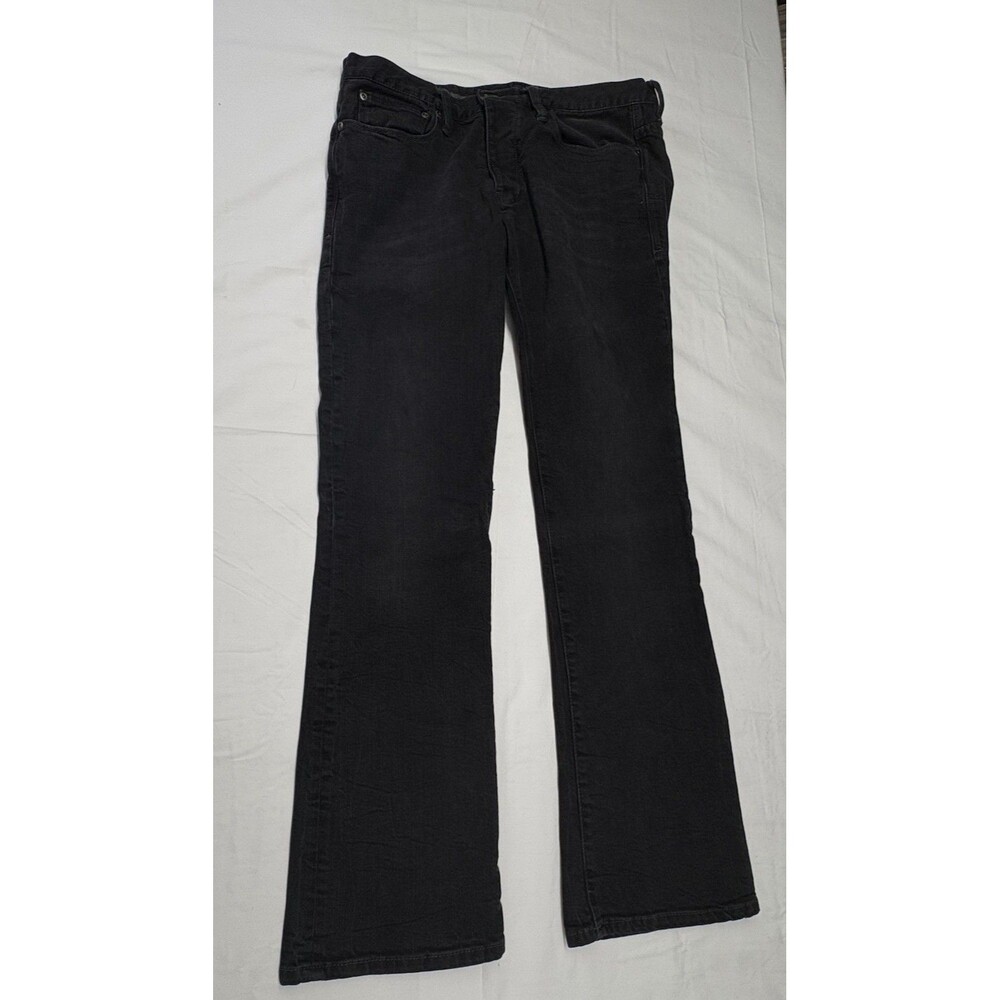 Gap 1969 Men's Slim Boot Black Stretch Jeans 32x30 Bootcut Denim